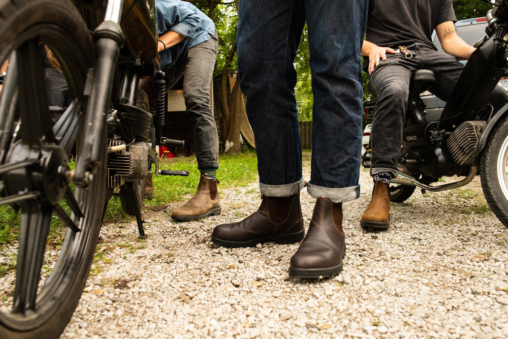 Walnut Brown Premium Leather Chelsea Boots, Men's Classics 550