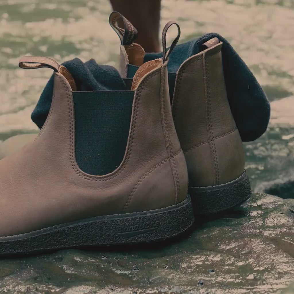 スタッドレス Boofers Texas Sand Chelsea Boots, Women's Aerocork 2680 - Blundstone
