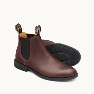 mens dress boots dark brown Blundstone Chestnut Brown Leather Ankle Boots, Men's Dress 1900