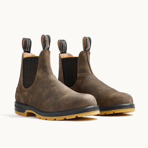 Product Hero Image image of Blundstone Unisex Classics #1944 in Rustic Brown / Mustard-Black