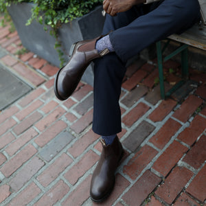 Brown Premium Leather Chelsea Boots, Men's Heritage 157