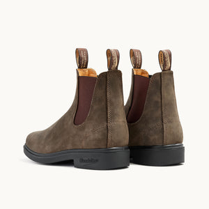 blundstone 1306 dress rustic brown Leather Chelsea Boots, Women's blundstone dress boots
