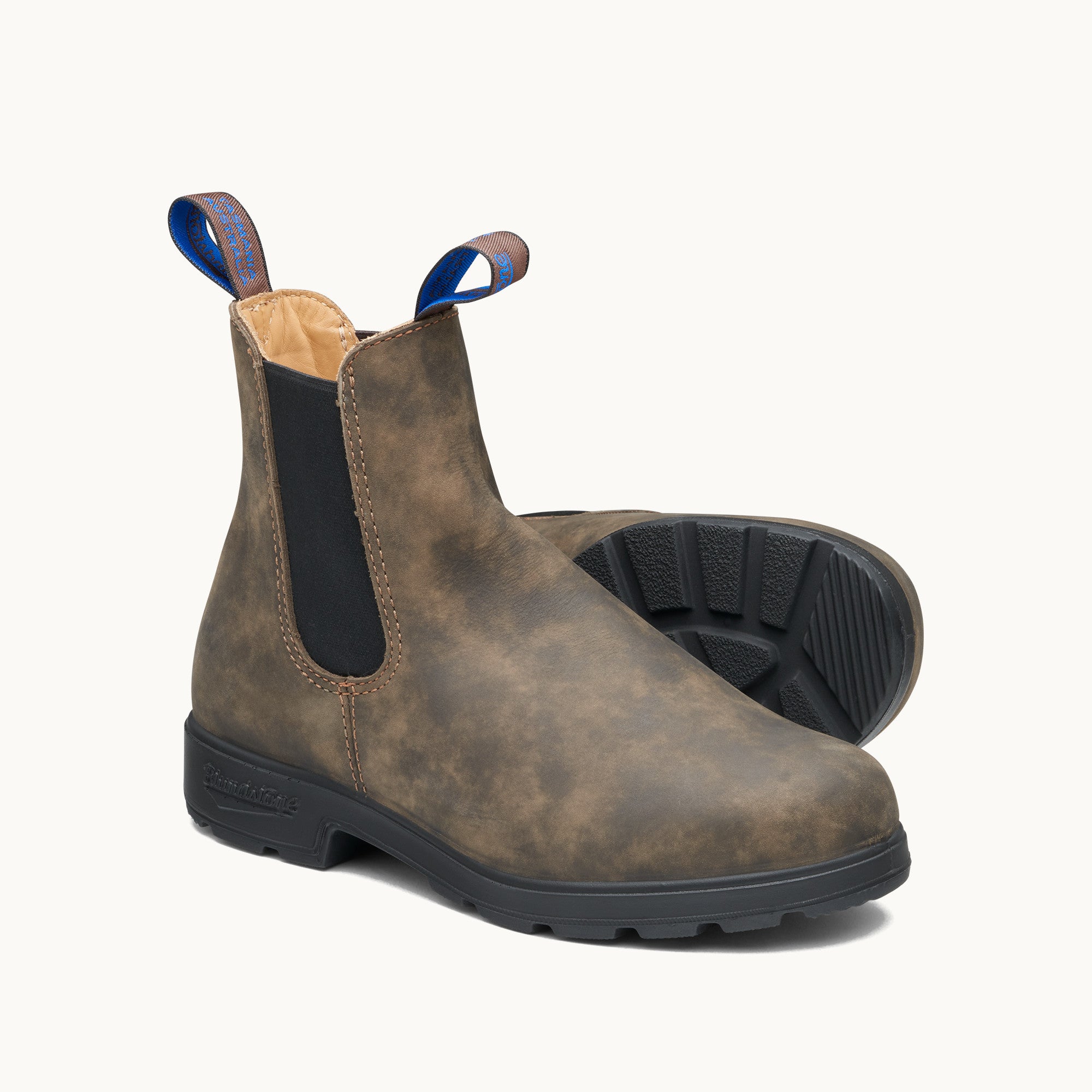 Rustic Brown Premium Waterproof Leather High Top Boots, Women's