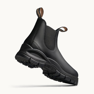 Black Premium Leather Chelsea Boots, Women's Lug 2240 Blundstone