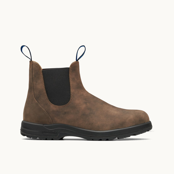Rustic Brown Premium Waterproof Leather Chelsea Boots, Men's All