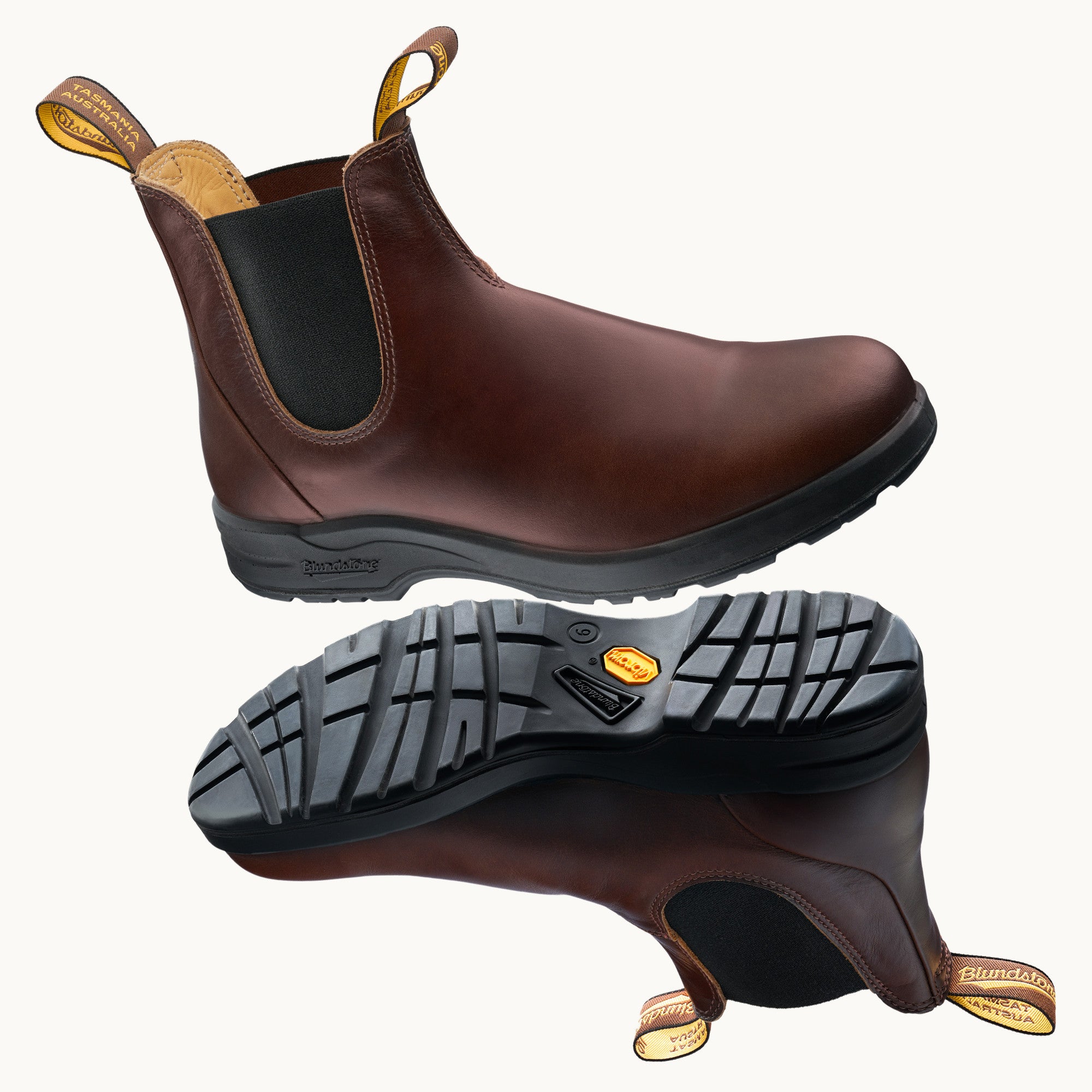 Antique Brown Premium Waterproof Leather Chelsea Boots, Men's All