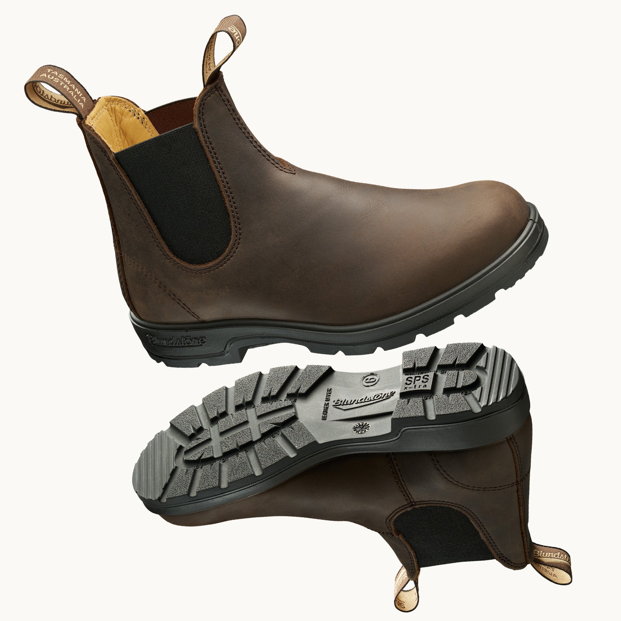 Brown Premium Leather Chelsea Boots, Men's Classics 2340 - Blundstone