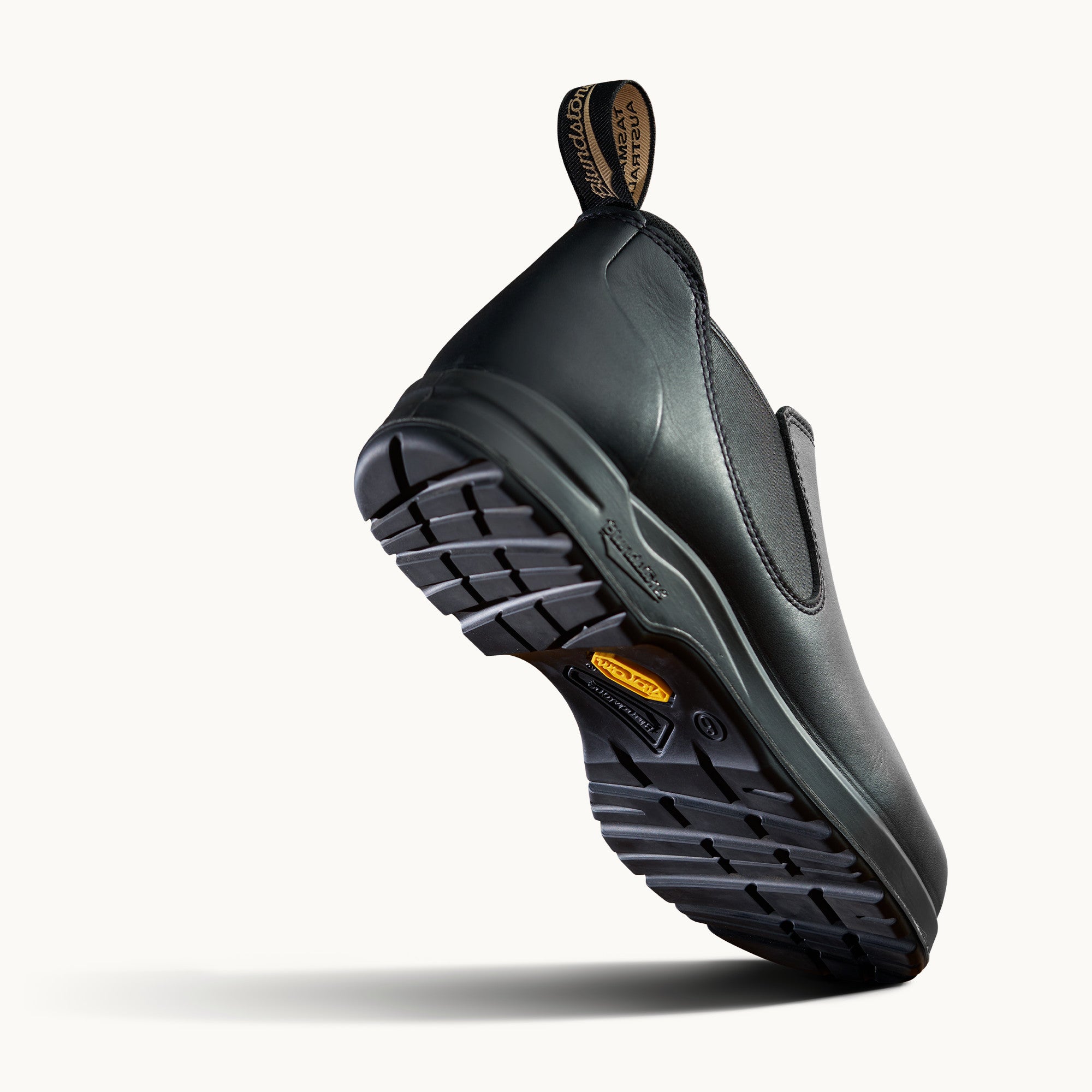 Black Premium Leather Low-Cut Shoes, Men's All-Terrain 2380