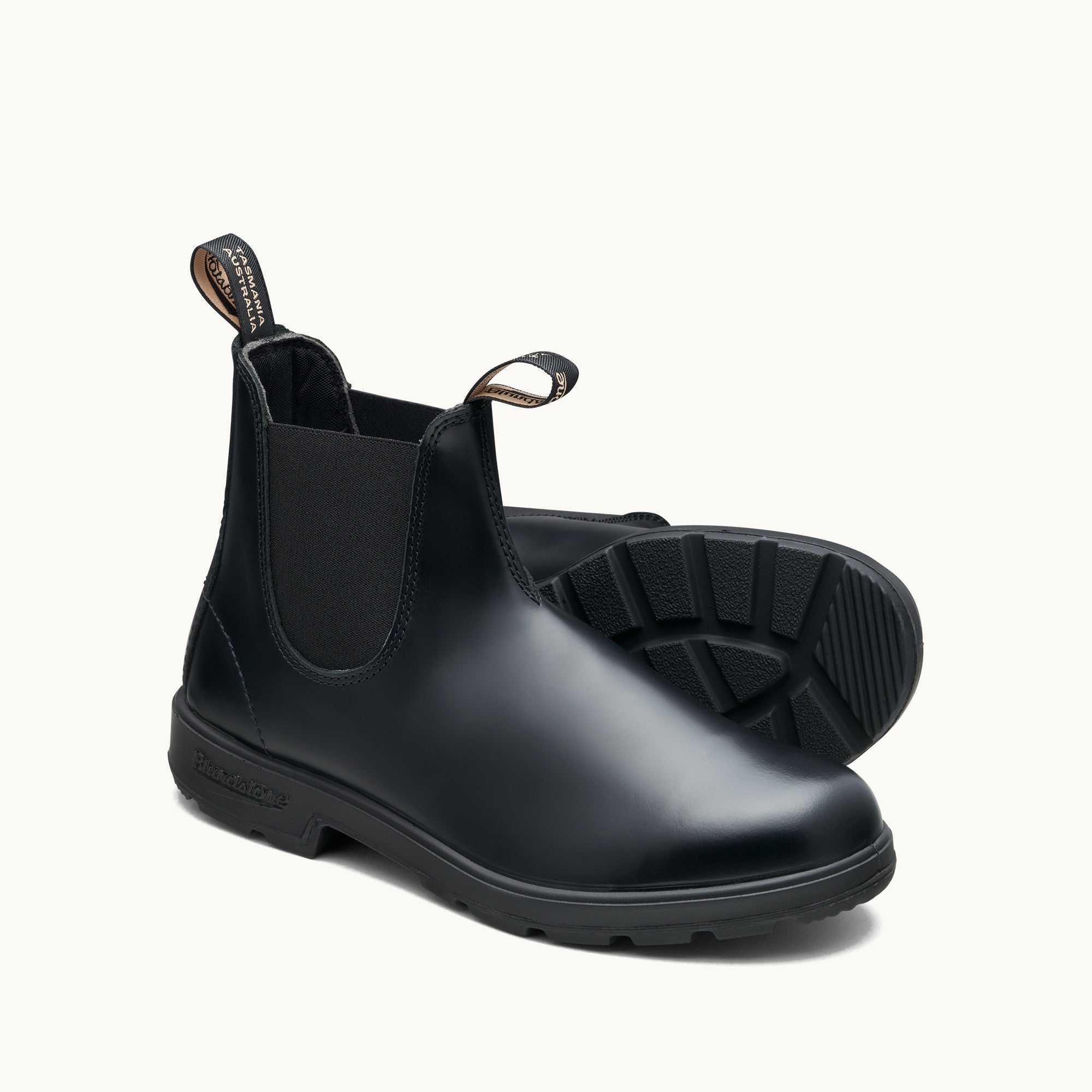 Black Brush Premium Leather Chelsea Boots, Women's Originals 2414