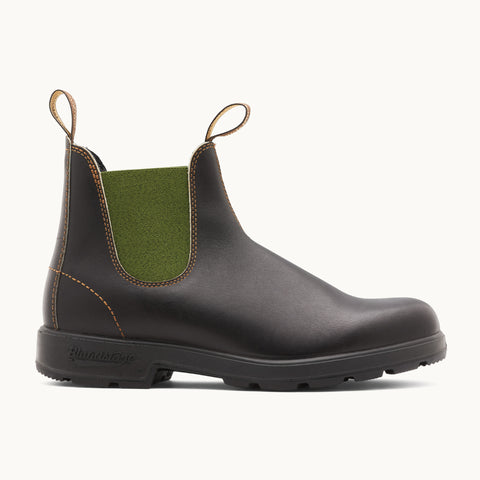 Product Profile 1 image of Blundstone Men's Originals #519 in Stout Brown / Olive