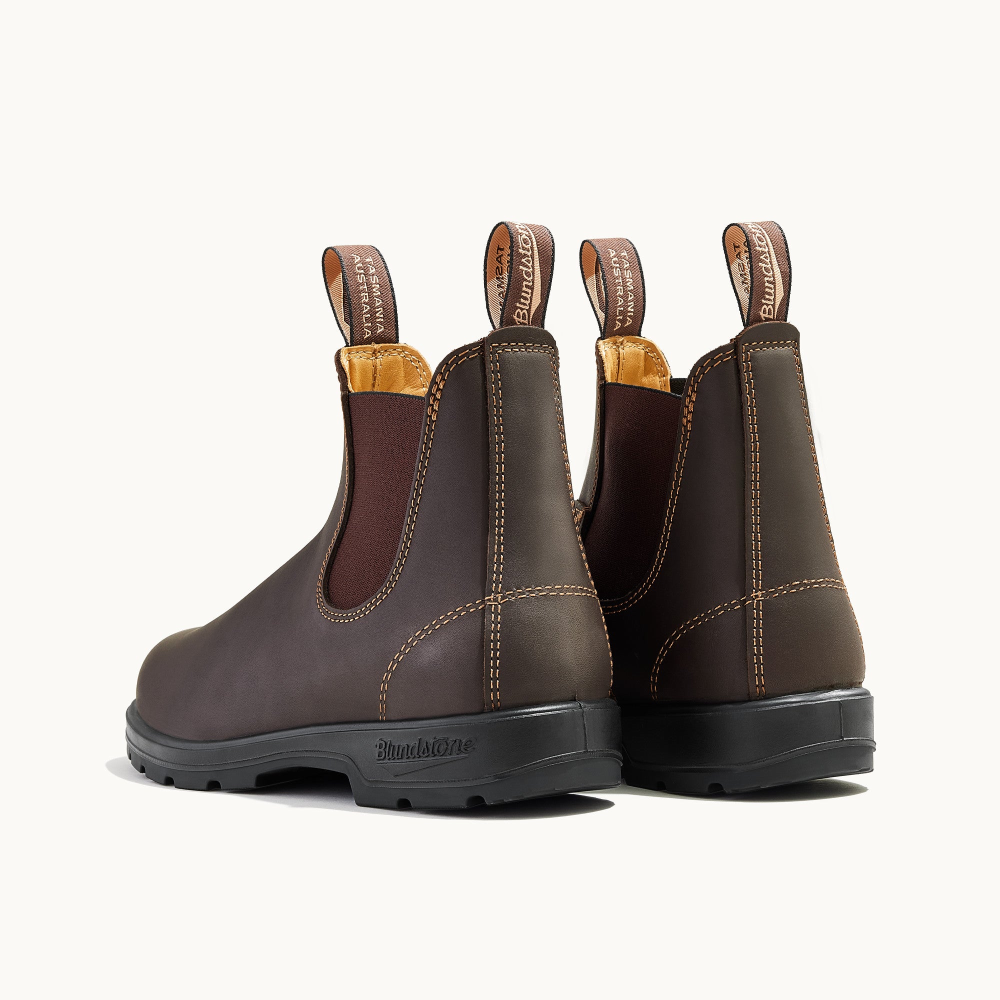 Walnut Brown Premium Leather Chelsea Boots, Men's Classics 550