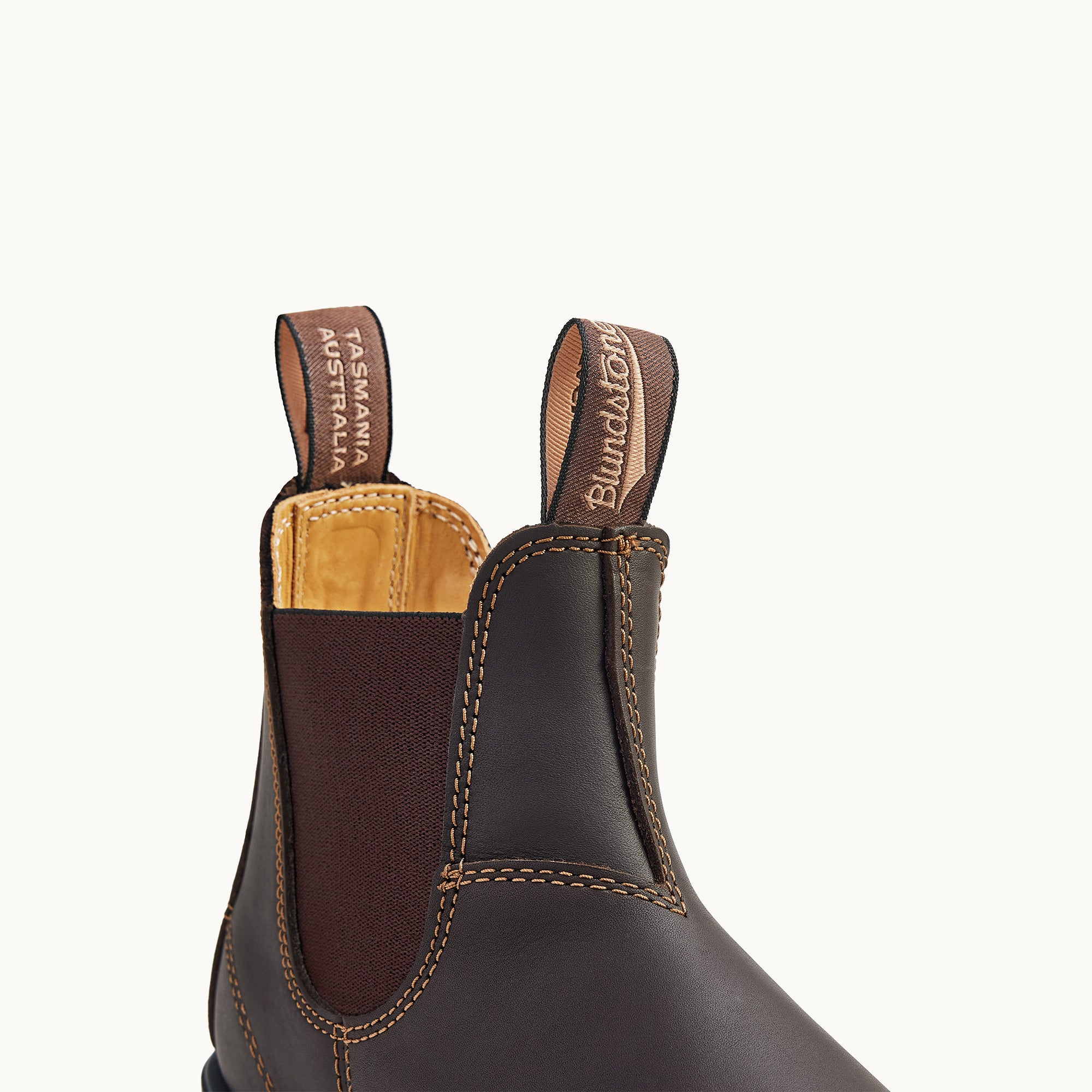 Walnut Brown Premium Leather Chelsea Boots, Men's Classics 550