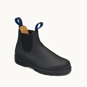 Black Premium Waterproof Leather Chelsea Boots, Men's Thermal 566