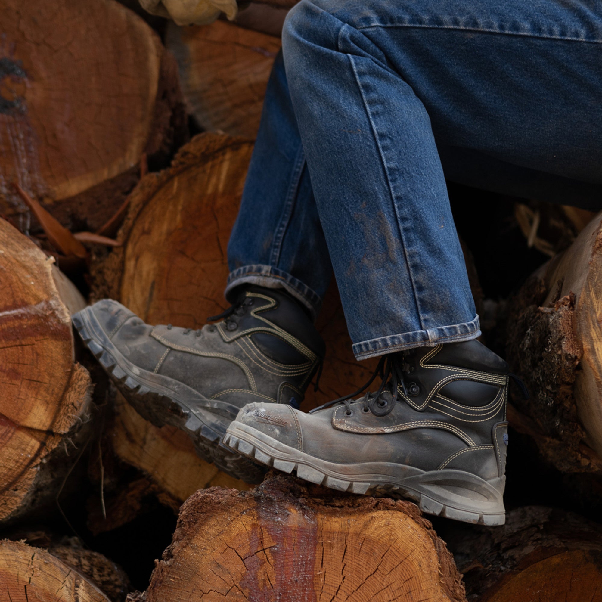 Black Premium Leather Lace Up Boots, Work Series 994 - Blundstone