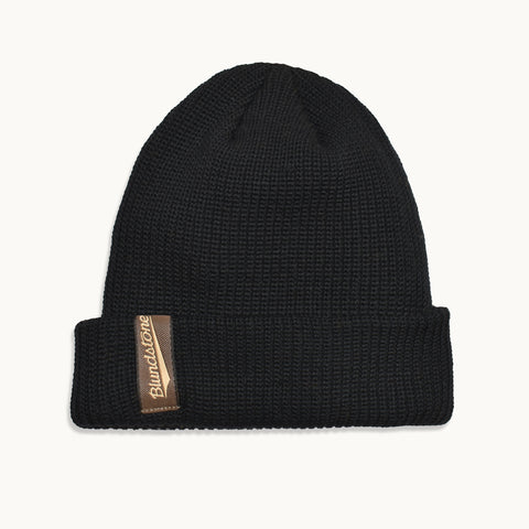 Profile 1 image of Blundstone Black Wool Blend Beanie in Black