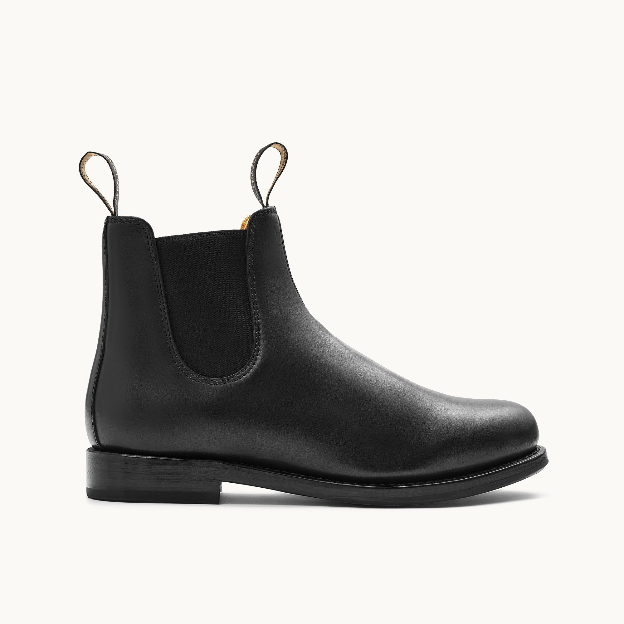 Black Premium Leather Chelsea Boots, Women's Heritage 156 - Blundstone