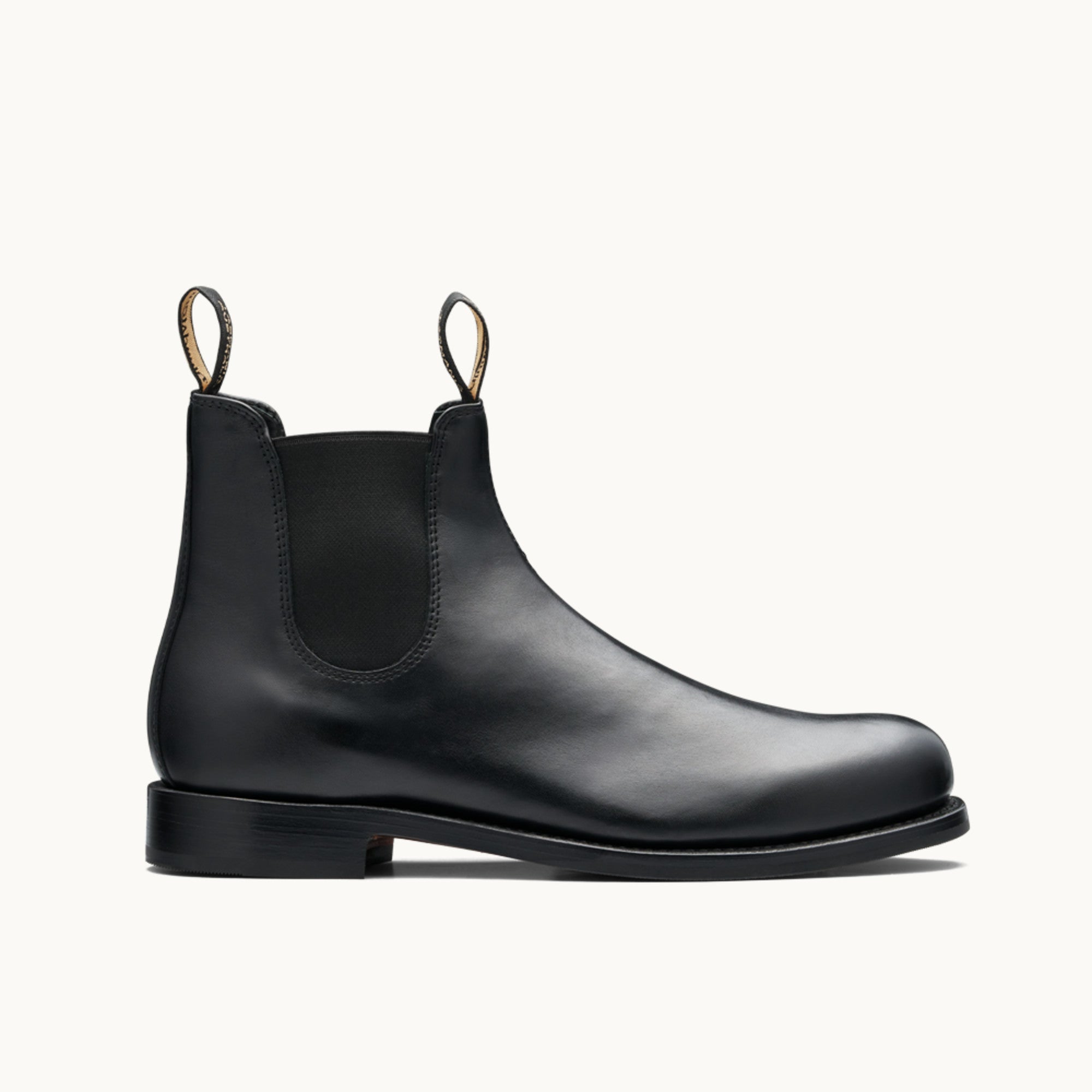 Black Premium Leather Chelsea Boots, Men's Heritage 156 - Blundstone