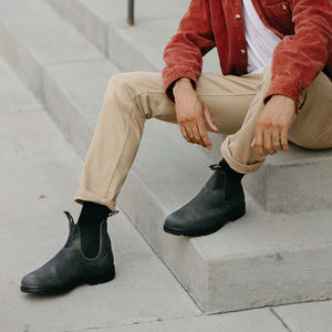 Steel Grey Suede Leather Suede Boots, Men's Originals 1910