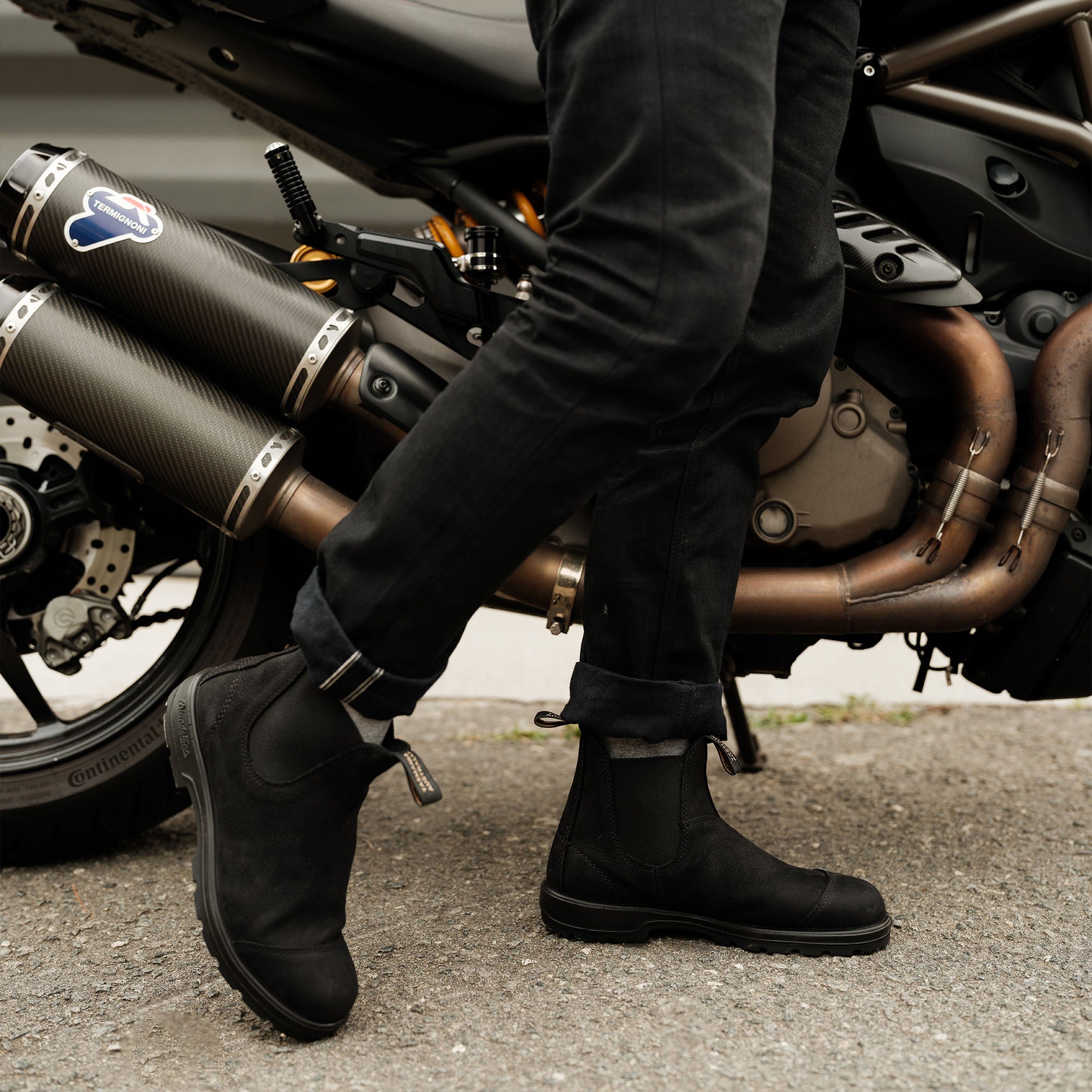 Black Full Grain Leather Chelsea Boots, Men's Classics 2547