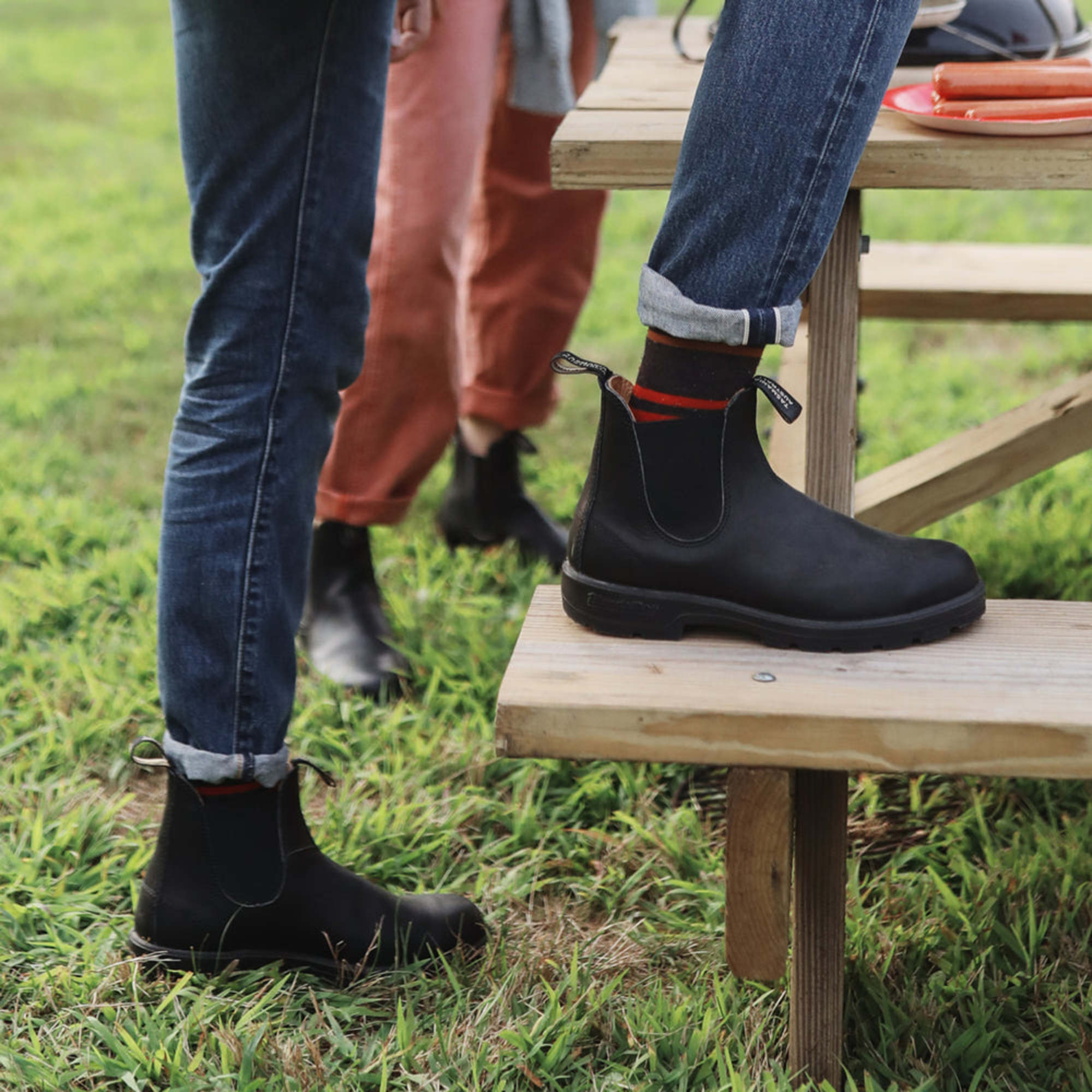 Black Premium Leather Chelsea Boots, Men's Classics 558 - Blundstone