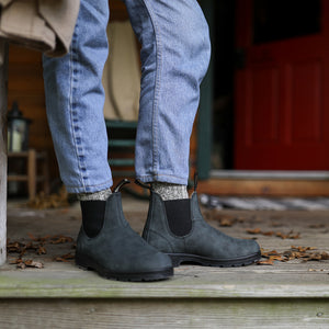 blundstone dress boot rustic black Leather Chelsea Boots, Women's Classics 587 Size:US6/UK10/EU38