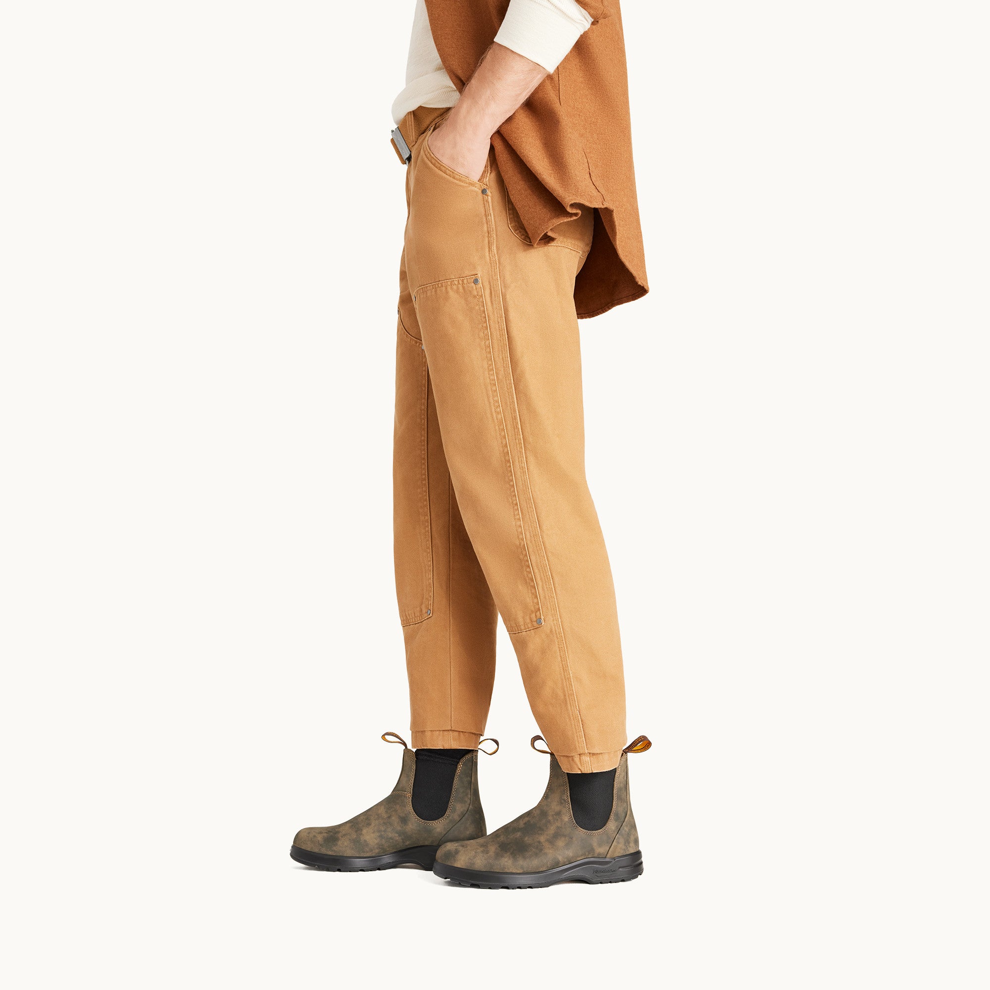 Rustic Brown Premium Leather Chelsea Boots, Men's All
