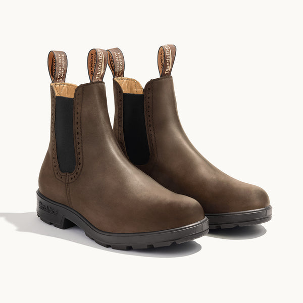 Antique Brown Premium Leather High Top Boots, Women's Originals