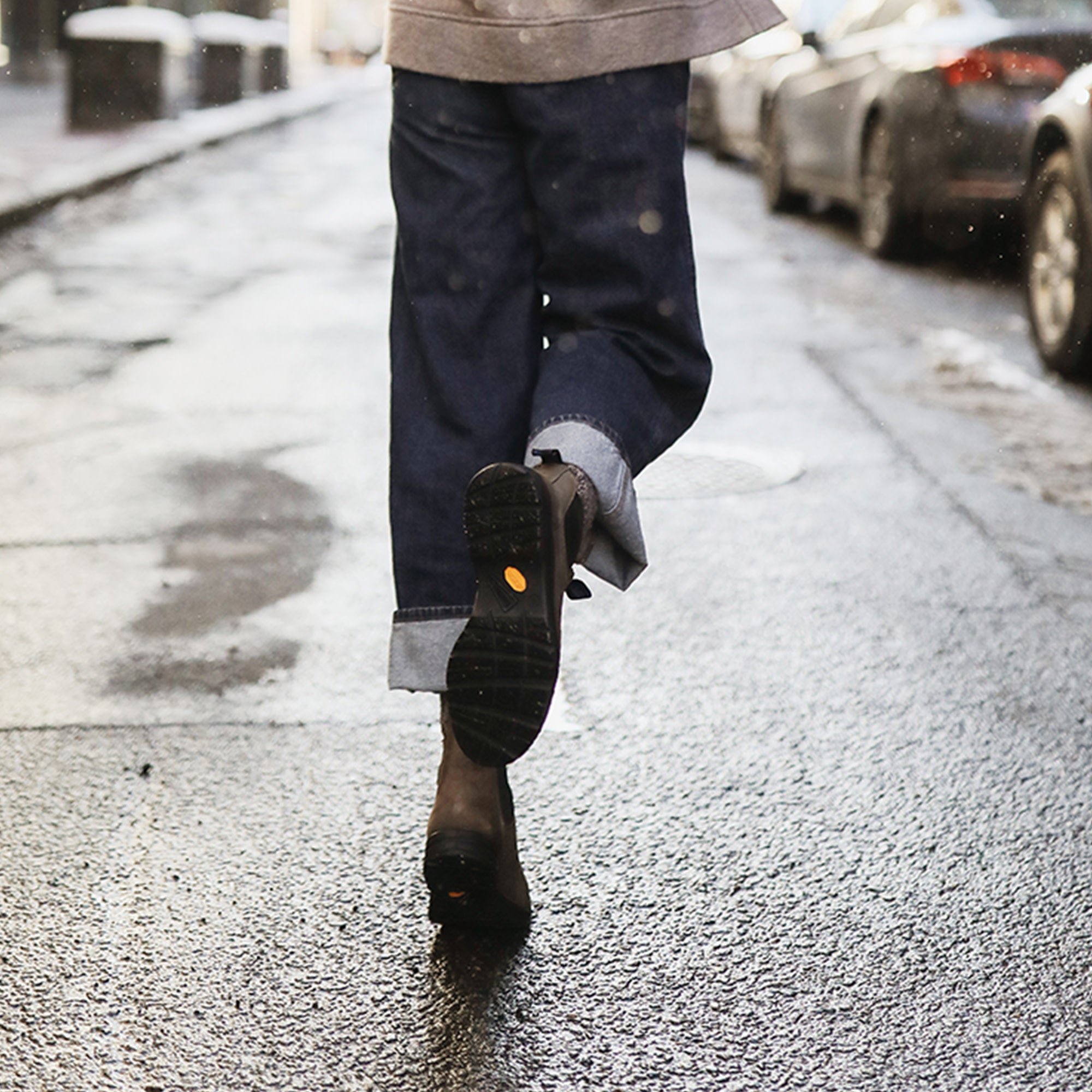 Rustic Brown Premium Waterproof Leather Chelsea Boots, Women's All