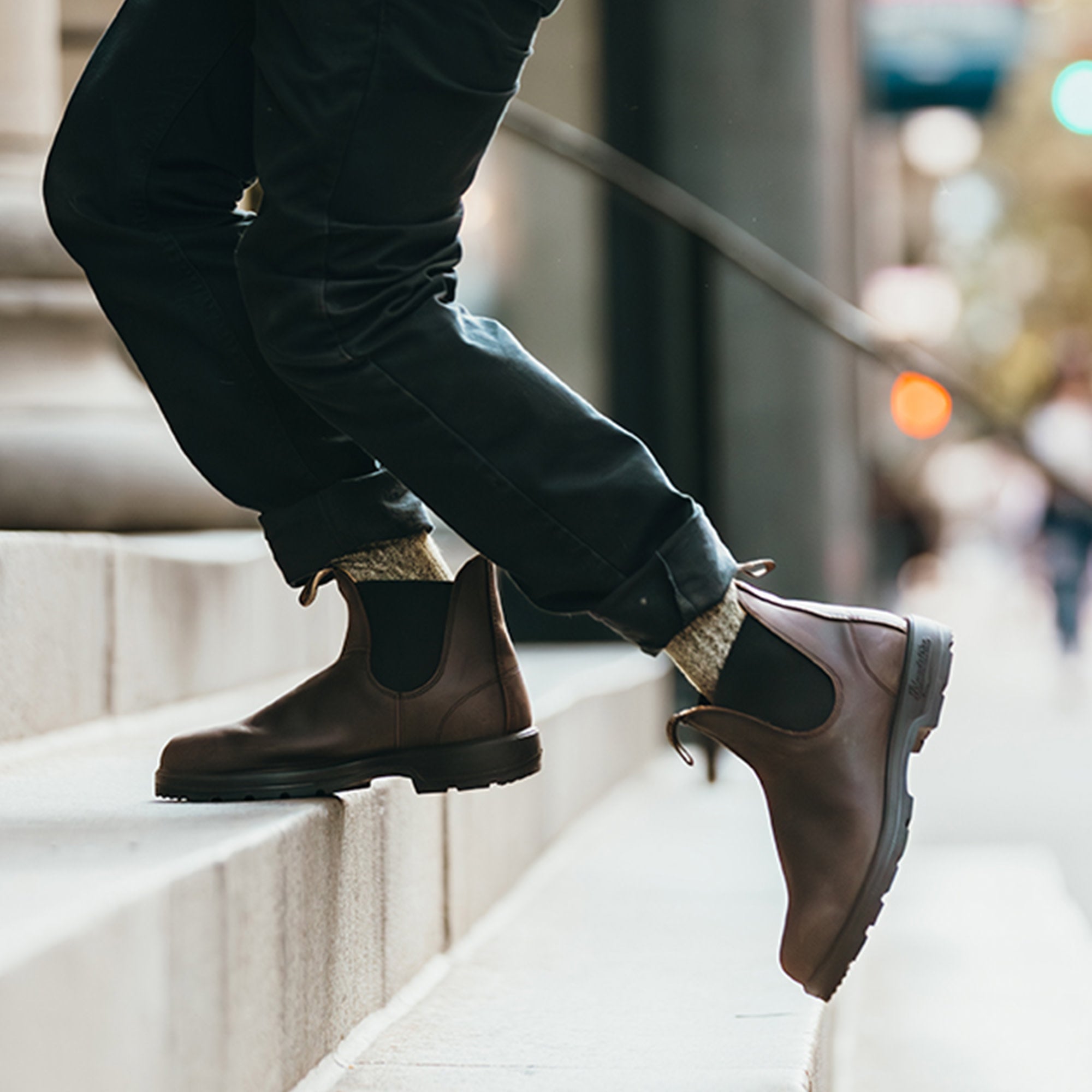 Brown Premium Leather Chelsea Boots, Men's Classics 2340 - Blundstone