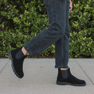 black suede dress boots men Blundstone 2405 Black / M5.5/W7.5