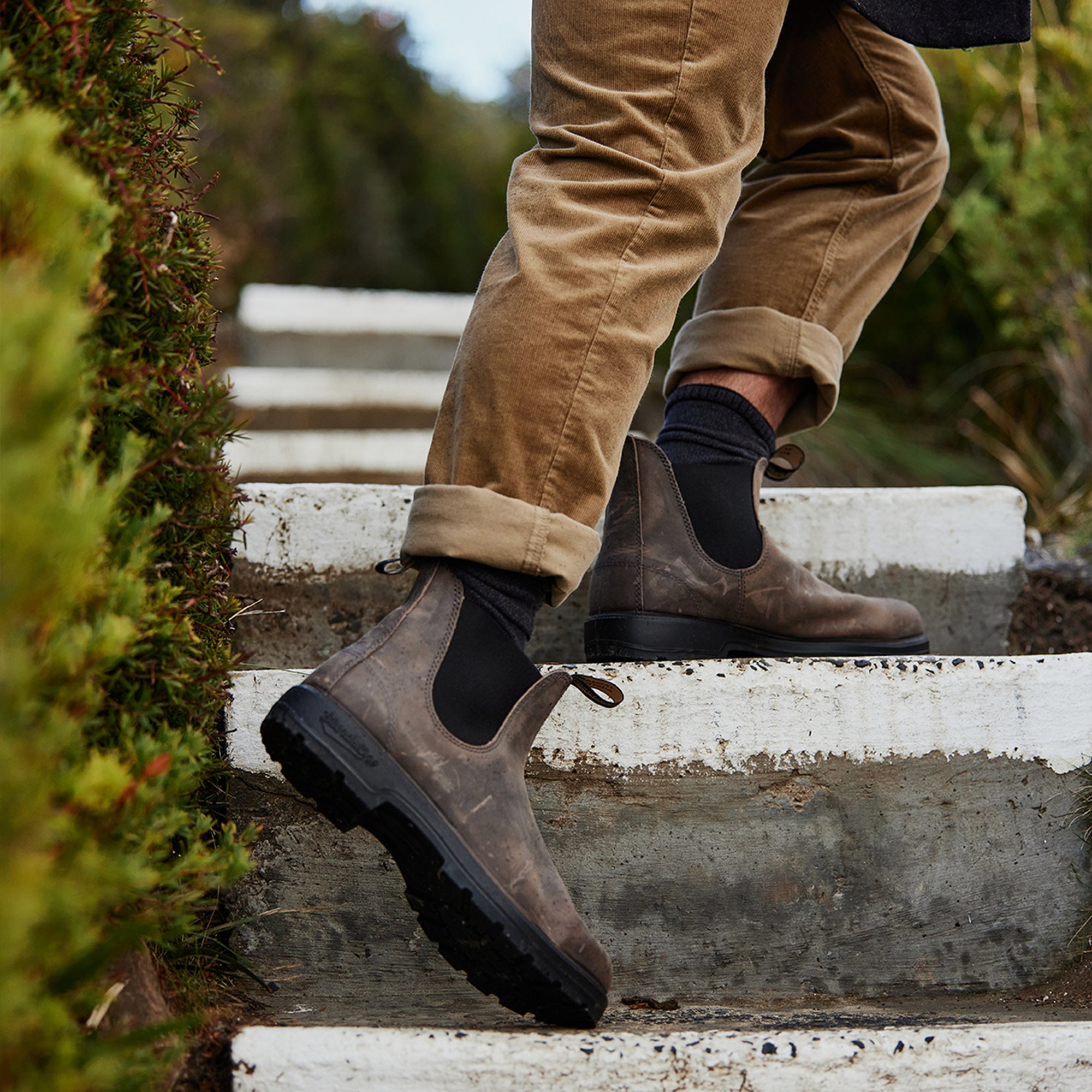 Clay Premium Leather Chelsea Boots, Men's Classics 2446 - Blundstone
