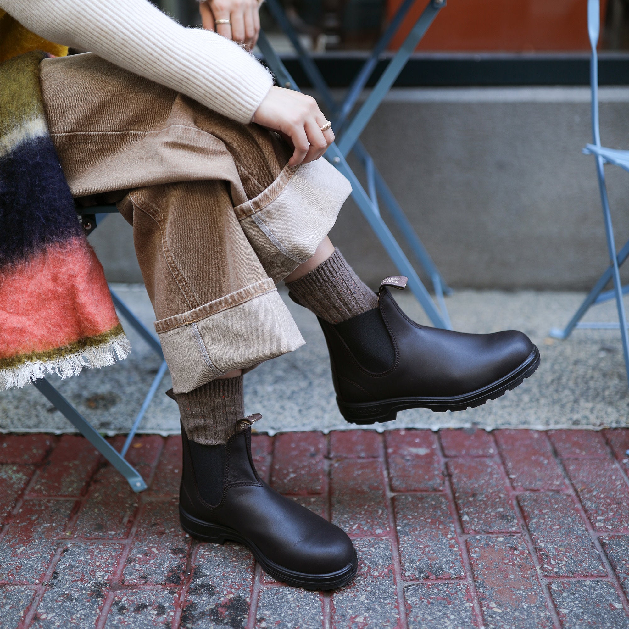 Claret Full Grain Leather Chelsea Boots, Women's Classics 2540