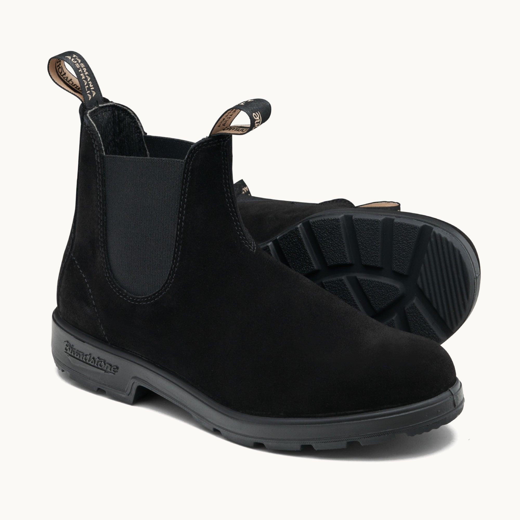 Blundstone 2405 ブラック サイドゴアブーツ Black Suede Suede Leather Suede Boots, Women's Originals