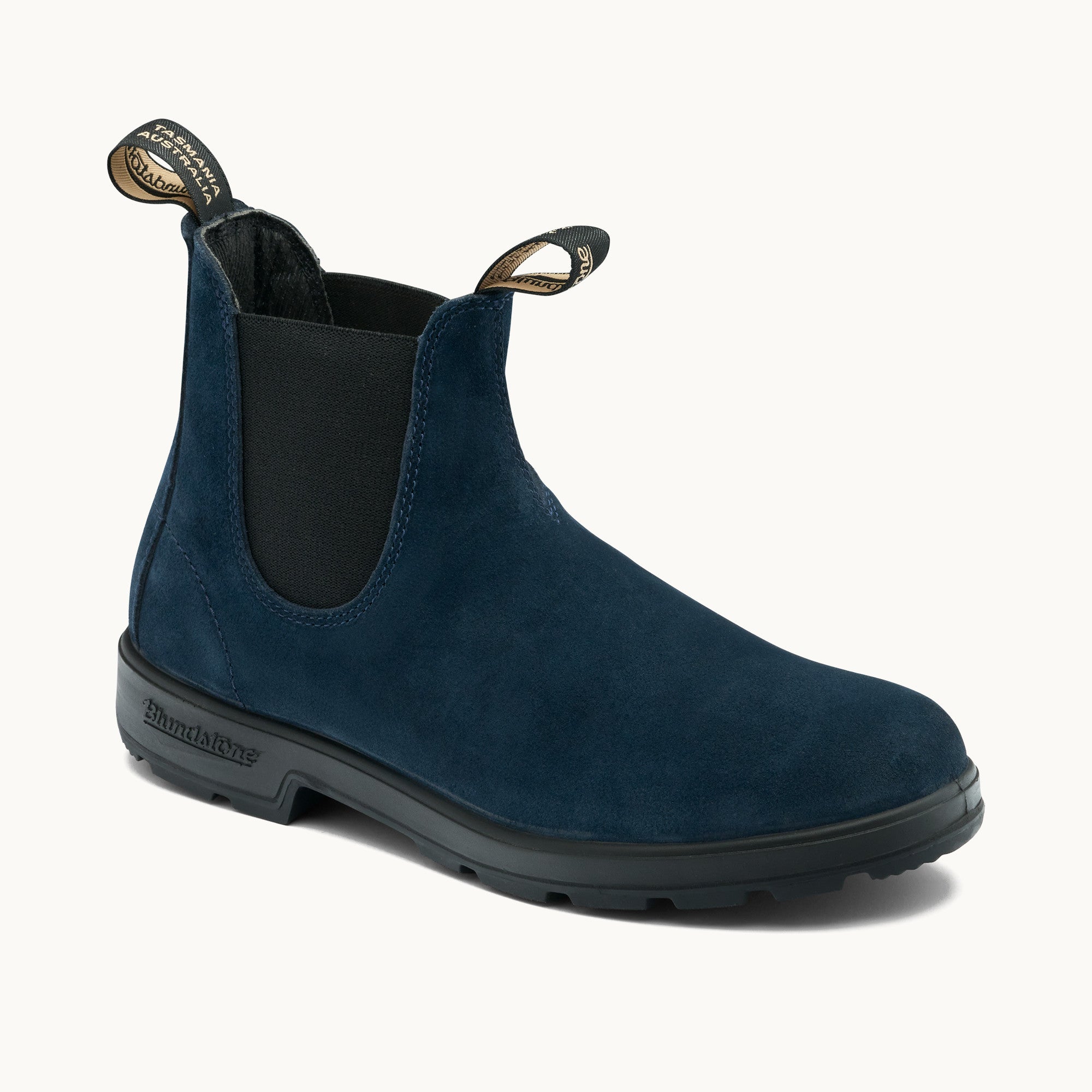 Midnight Navy Suede Leather Chelsea Boots, Women's Originals 2503