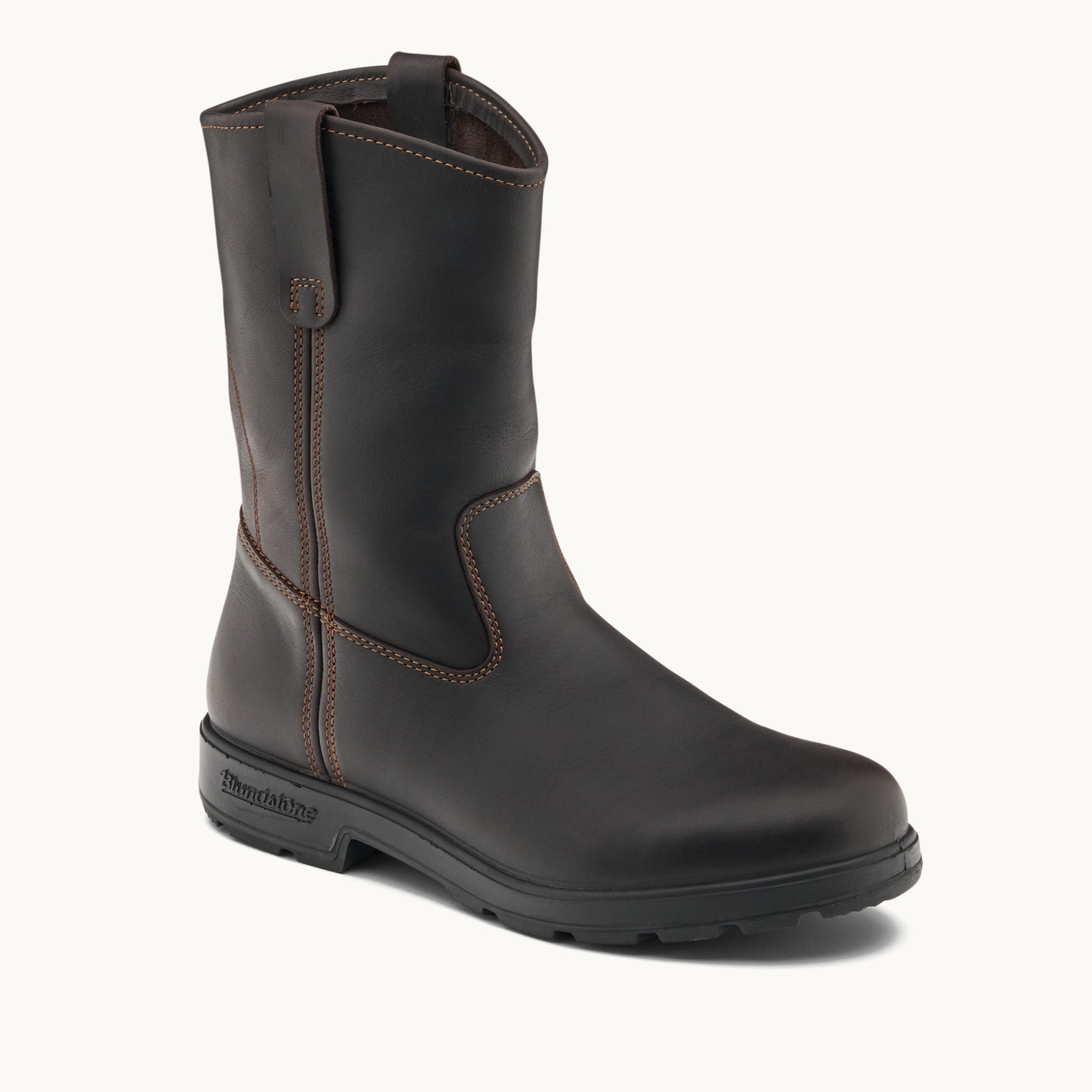 Claret Full Grain Leather Rigger Boots, Men's Originals 2528