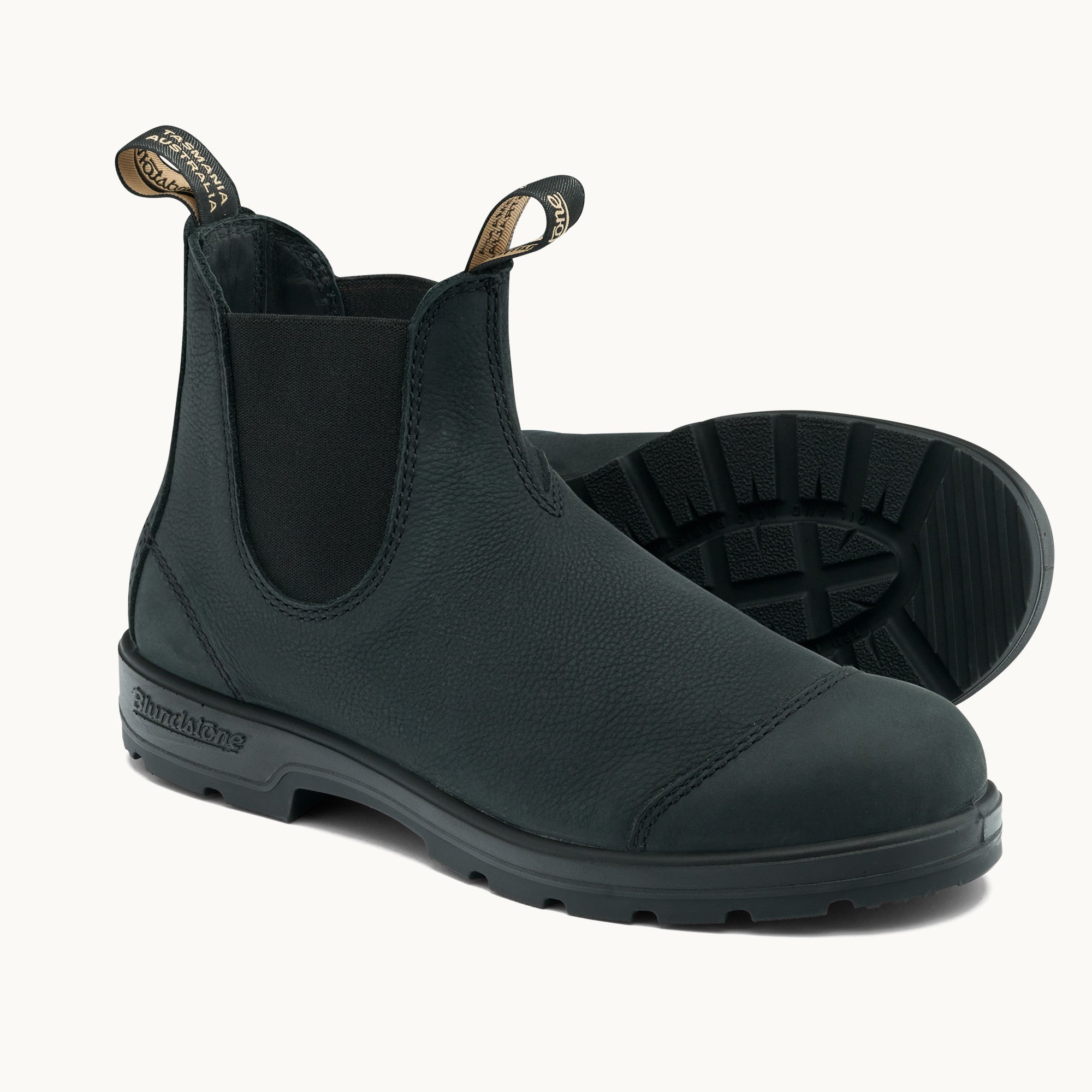 Black Full Grain Leather Chelsea Boots, Men's Classics 2547