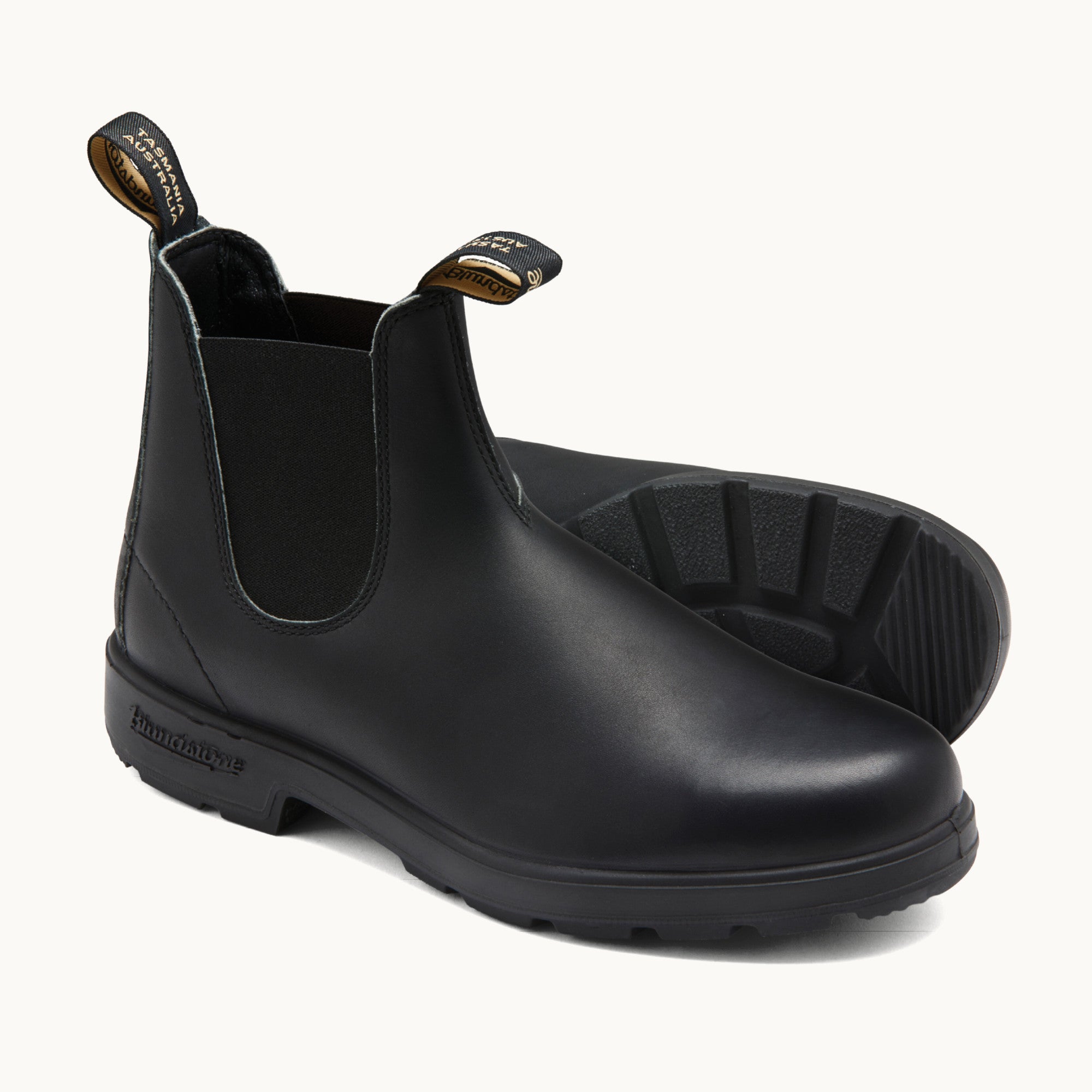Black Premium Leather Chelsea Boots, Women's Originals 510