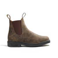 Tobacco Suede Suede Leather Chelsea Boots, Men's Dress 2581