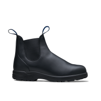 Black Premium Waterproof Leather Chelsea Boots, Men's All-Terrain