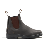 Stout Brown Premium Leather Chelsea Boots, Men's Dress 062
