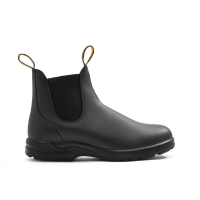 Black Premium Leather Chelsea Boots, Women's All-Terrain 2058