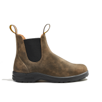（新品）BlundstoneサイドゴアブーツALL-TERRAIN 2056 Rustic Brown Premium Leather Chelsea Boots, Men's All-Terrain 2056