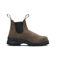 Rustic Brown Premium Leather Chelsea Boots, Men's Lug 2239