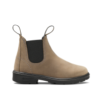 Mushroom Nubuck Leather Chelsea Boots, Kids' Series 2593 - Blundstone