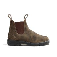 Rustic Brown Premium Leather Chelsea Boots, Men's Classics 585