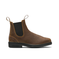 Steel Grey Suede Suede Leather Chelsea Boots, Men's Dress 2582