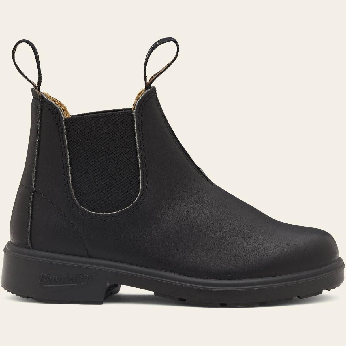 Black Full Grain Leather Chelsea Boots 