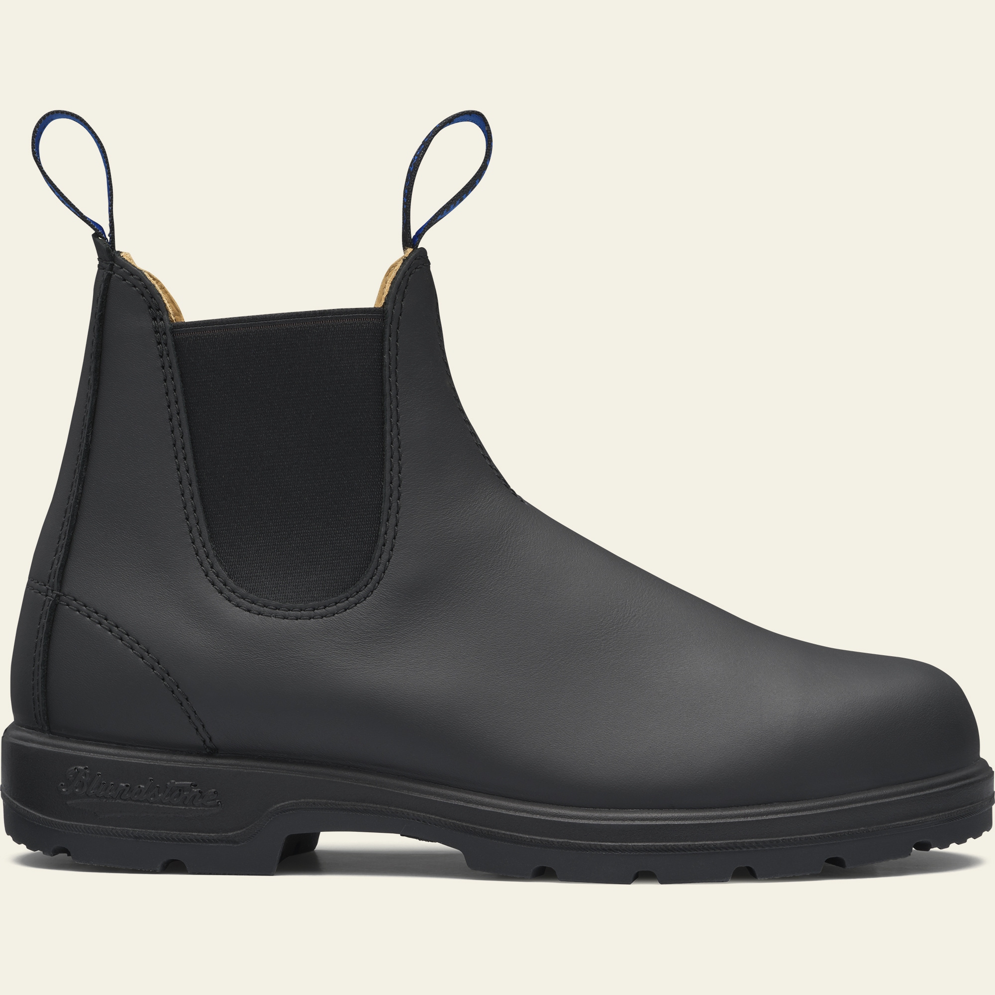 black leather waterproof booties