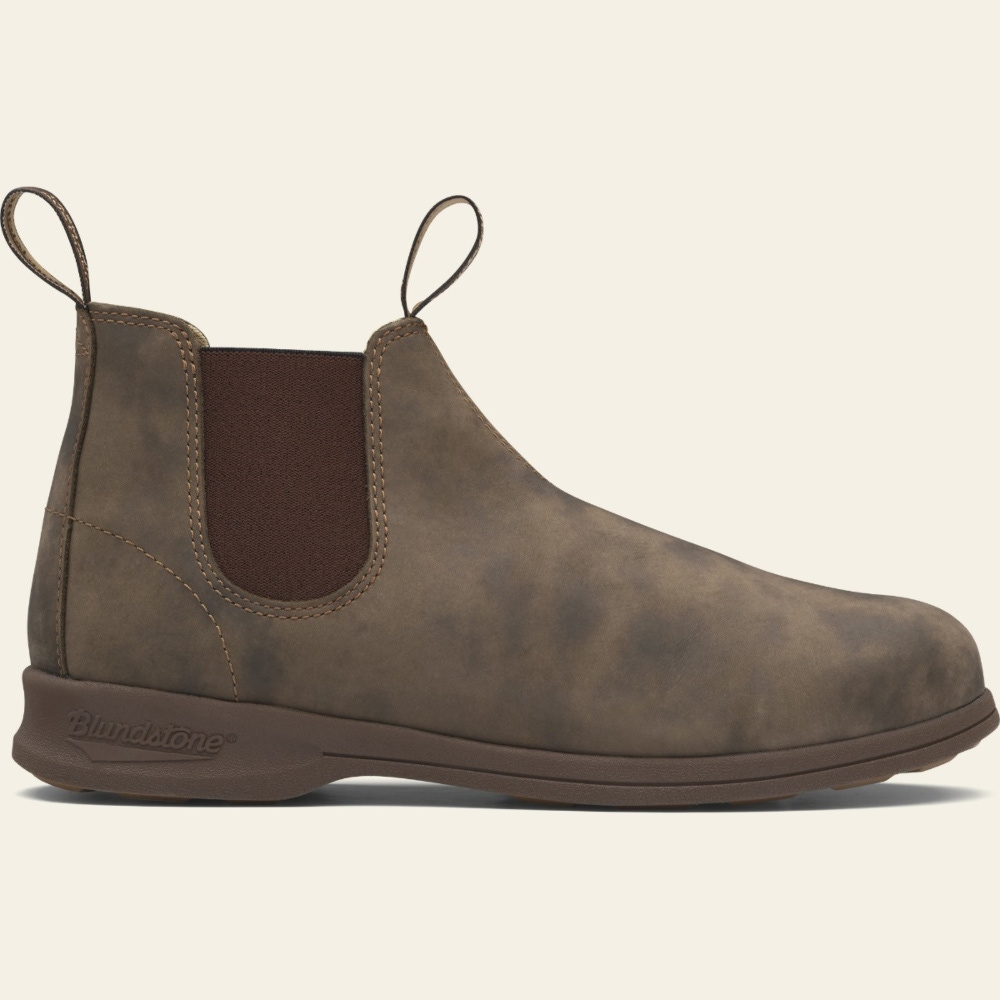 Rustic Brown Premium Leather Chelsea Boots Men S Style 1496 Blundstone Usa