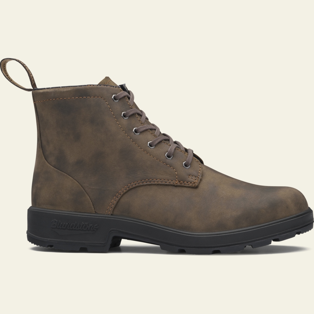 Rustic Brown Premium Leather Lace Up 